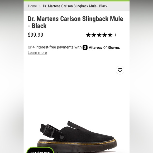 Dr. Martens Black Sandals with Chunky Sole - Picture 6 of 6